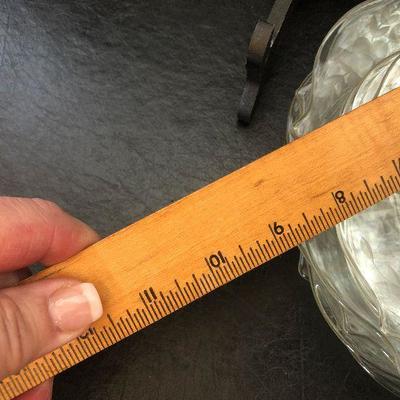 K15: Etched Clear Depression Glass 