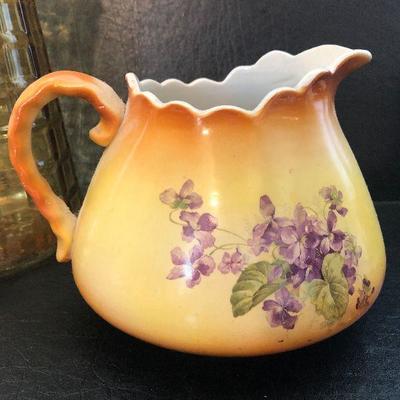 K16: Vintage Amber Glass Pitcher and More