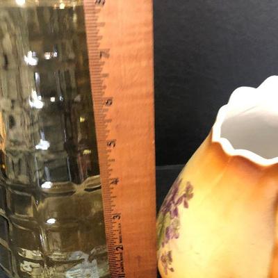 K16: Vintage Amber Glass Pitcher and More