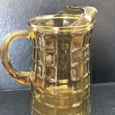 K16: Vintage Amber Glass Pitcher and More