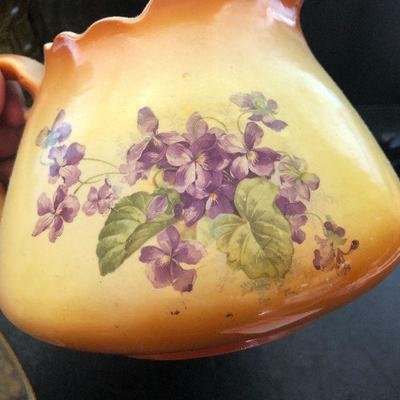 K16: Vintage Amber Glass Pitcher and More