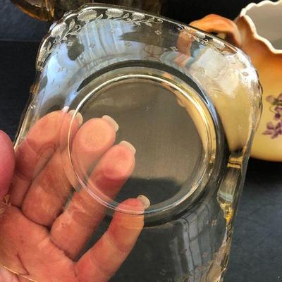 K16: Vintage Amber Glass Pitcher and More