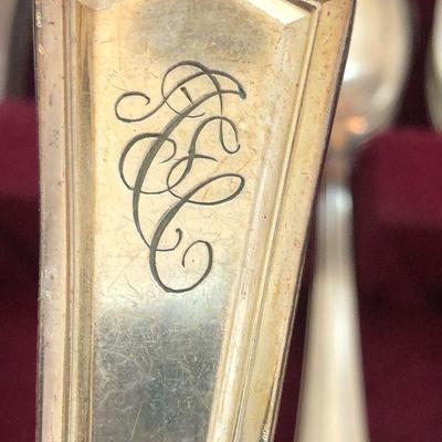 K19: Alvin Silverplate Flatware and Chest