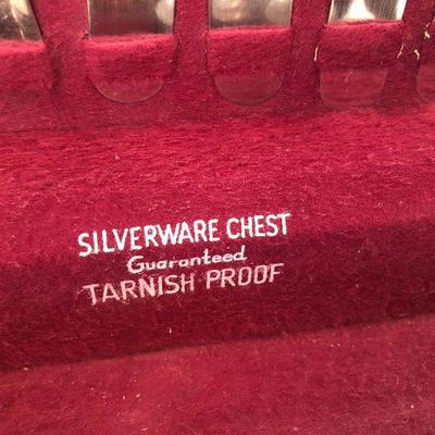 K19: Alvin Silverplate Flatware and Chest