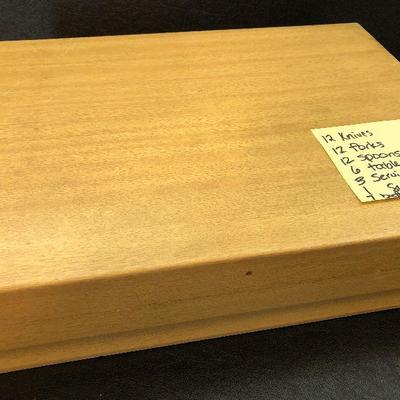 K19: Alvin Silverplate Flatware and Chest