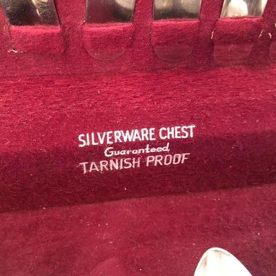 K19: Alvin Silverplate Flatware and Chest