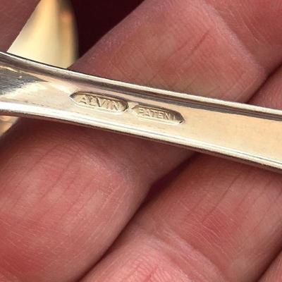 K19: Alvin Silverplate Flatware and Chest