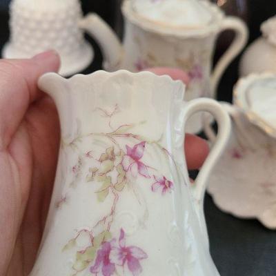 K20: Porcelain Creamer, Sugar, and More lot