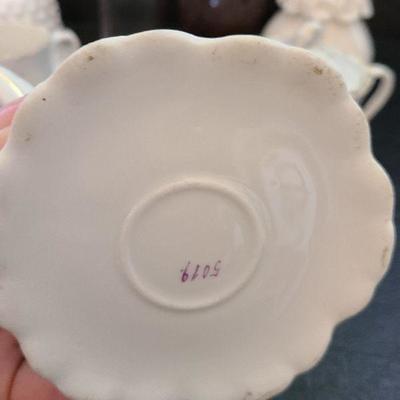 K20: Porcelain Creamer, Sugar, and More lot