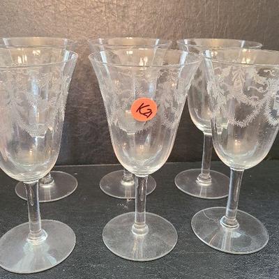K21: Etched Stemware