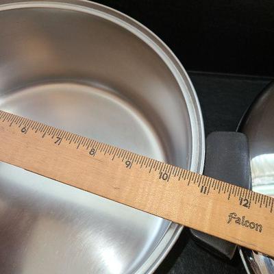 K27: Revere Ware Large Saute Pan and Stock Pot