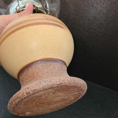 K30: Unique Small Pottery Oil Lamp