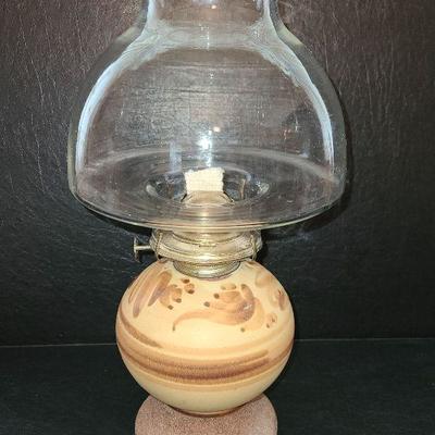 K30: Unique Small Pottery Oil Lamp