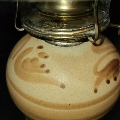 K30: Unique Small Pottery Oil Lamp