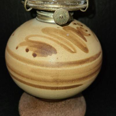 K30: Unique Small Pottery Oil Lamp