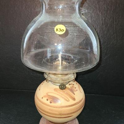 K30: Unique Small Pottery Oil Lamp