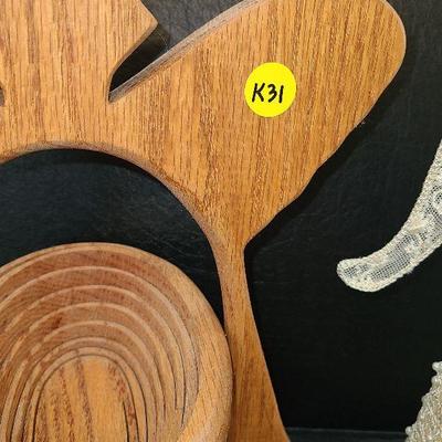 K31: Wooden Folding Angel Basket and more