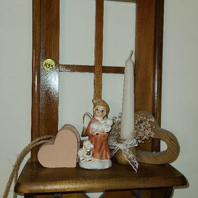 K33: Windowpane Wall Shelf and Decor