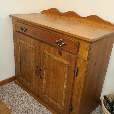 K34: 2-Door Wood Cabinet