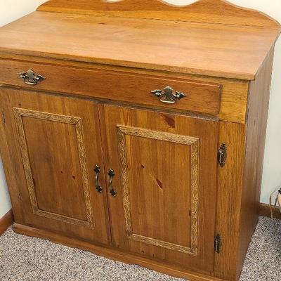 K34: 2-Door Wood Cabinet