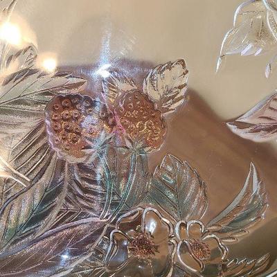 K35: Strawberry Designed Platter and Heart