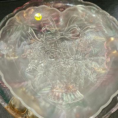 K35: Strawberry Designed Platter and Heart