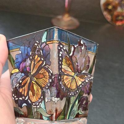 K37: Butterfly Sun Catcher, Butterfly Votive and more decor