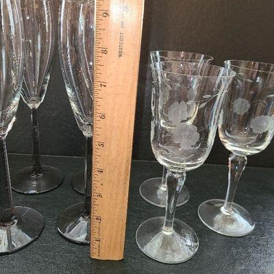 K42: Etched Stemware 