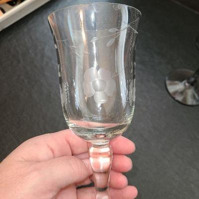 K42: Etched Stemware 
