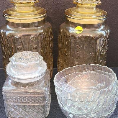 K46: Vintage Yellow Canisters and More
