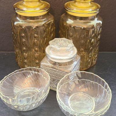 K46: Vintage Yellow Canisters and More