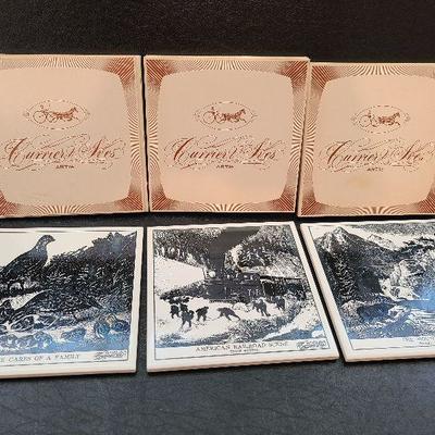 K47: Currier & Ives Hot Plates/Trivets