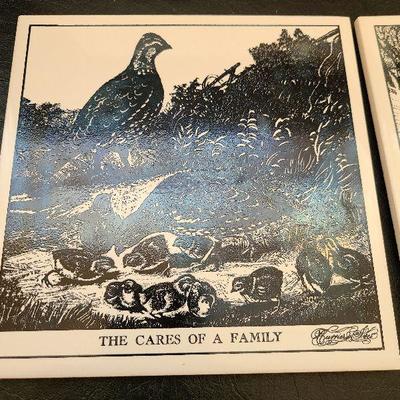K47: Currier & Ives Hot Plates/Trivets