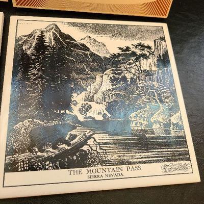 K47: Currier & Ives Hot Plates/Trivets