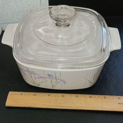 K50: Corning Ware Shadow Iris Serving Pieces