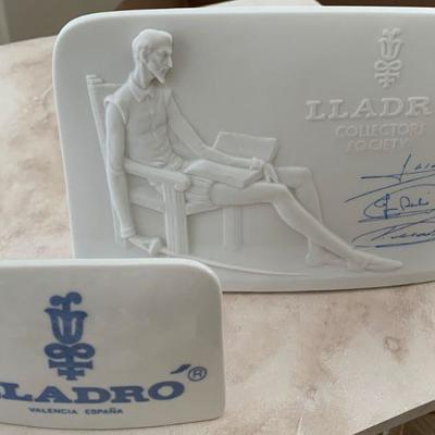 #234    LLADRO LOGO PLAQUES
