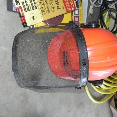 LOT 135  EXTENSION CORDS, SAFETY HAT