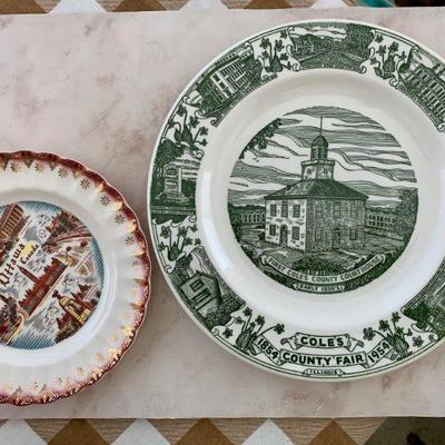 #235   TWO VINTAGE SOUVENIR COLLECTOR PLATES