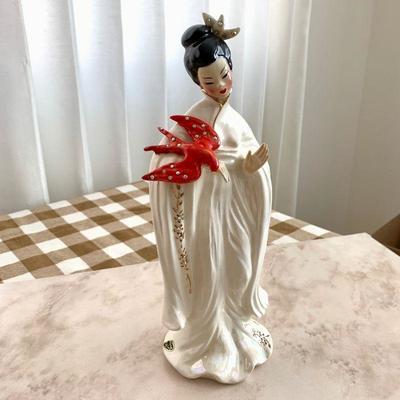 #241    JOSEF ORIGINALS KEEN HA JAPANESE LADY RHINESTONES LABELS
