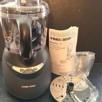 K58: Black and Decker Power Pro Food Processor/Chopper