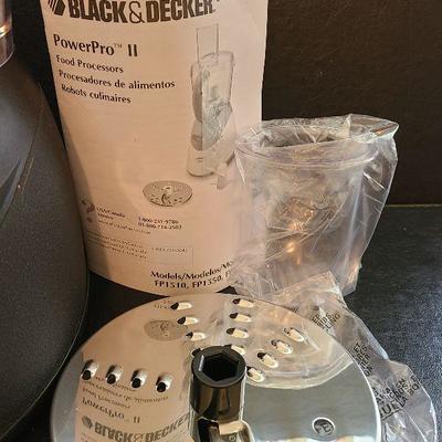 K58: Black and Decker Power Pro Food Processor/Chopper