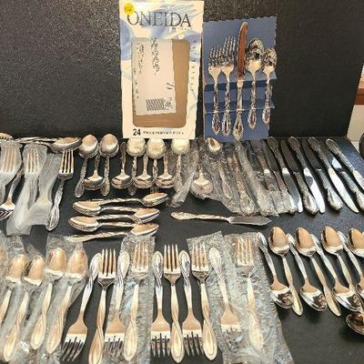 K62: Oneida Axis 8 Place setting and More