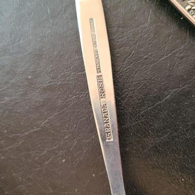 K63: MCM Vintage Granada Rose Stainless Made in Japan Flatware