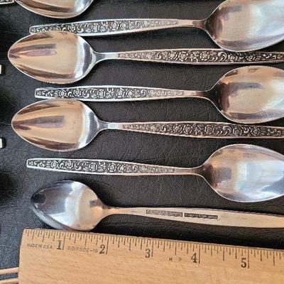 K63: MCM Vintage Granada Rose Stainless Made in Japan Flatware