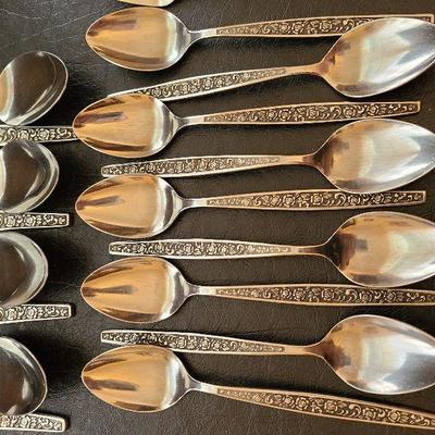 K63: MCM Vintage Granada Rose Stainless Made in Japan Flatware