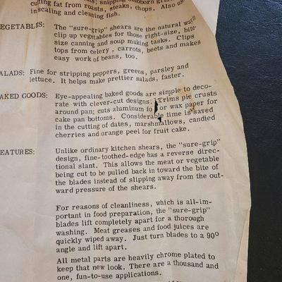 K65: Cutco Kitchen Shears and Honing Stone/Knife Sharpener