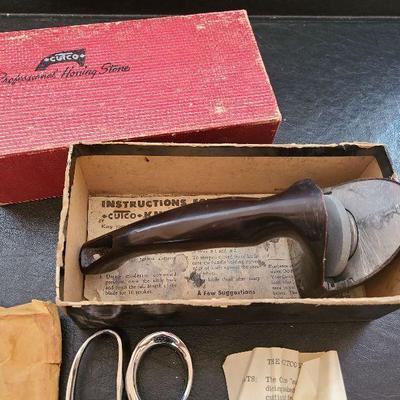 K65: Cutco Kitchen Shears and Honing Stone/Knife Sharpener