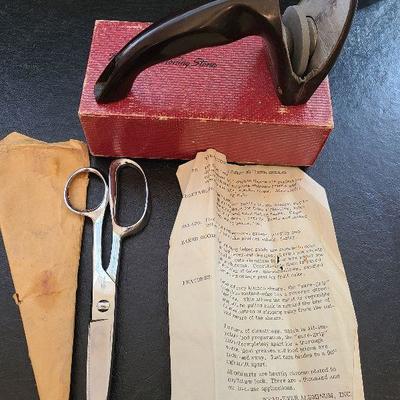 K65: Cutco Kitchen Shears and Honing Stone/Knife Sharpener