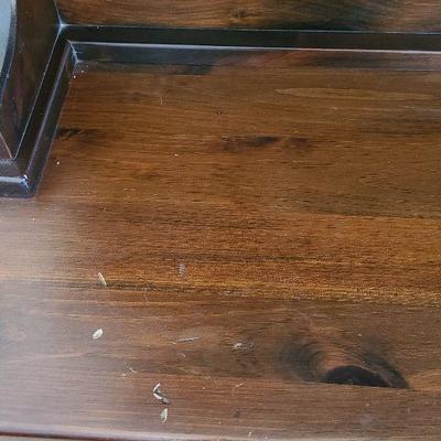 K73: Bennington Vermont Solid Wood Server W/Hutch