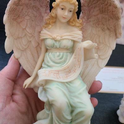 K74: Seraphim Classics Angels August & Laurice (Wisdoms Child)